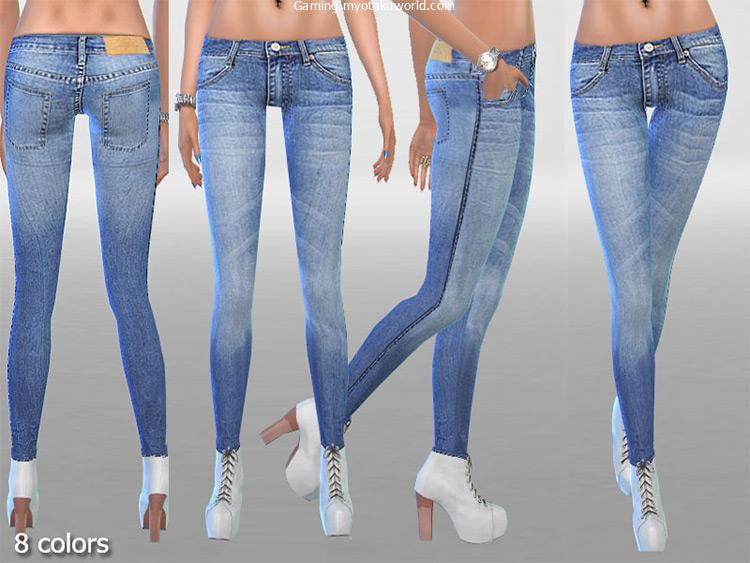 21 Sims 4 Low Rise Jeans CC (Maxis Match + Alpha) - Gaming - MOW